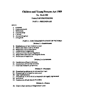 Children and Young Persons Act 1989